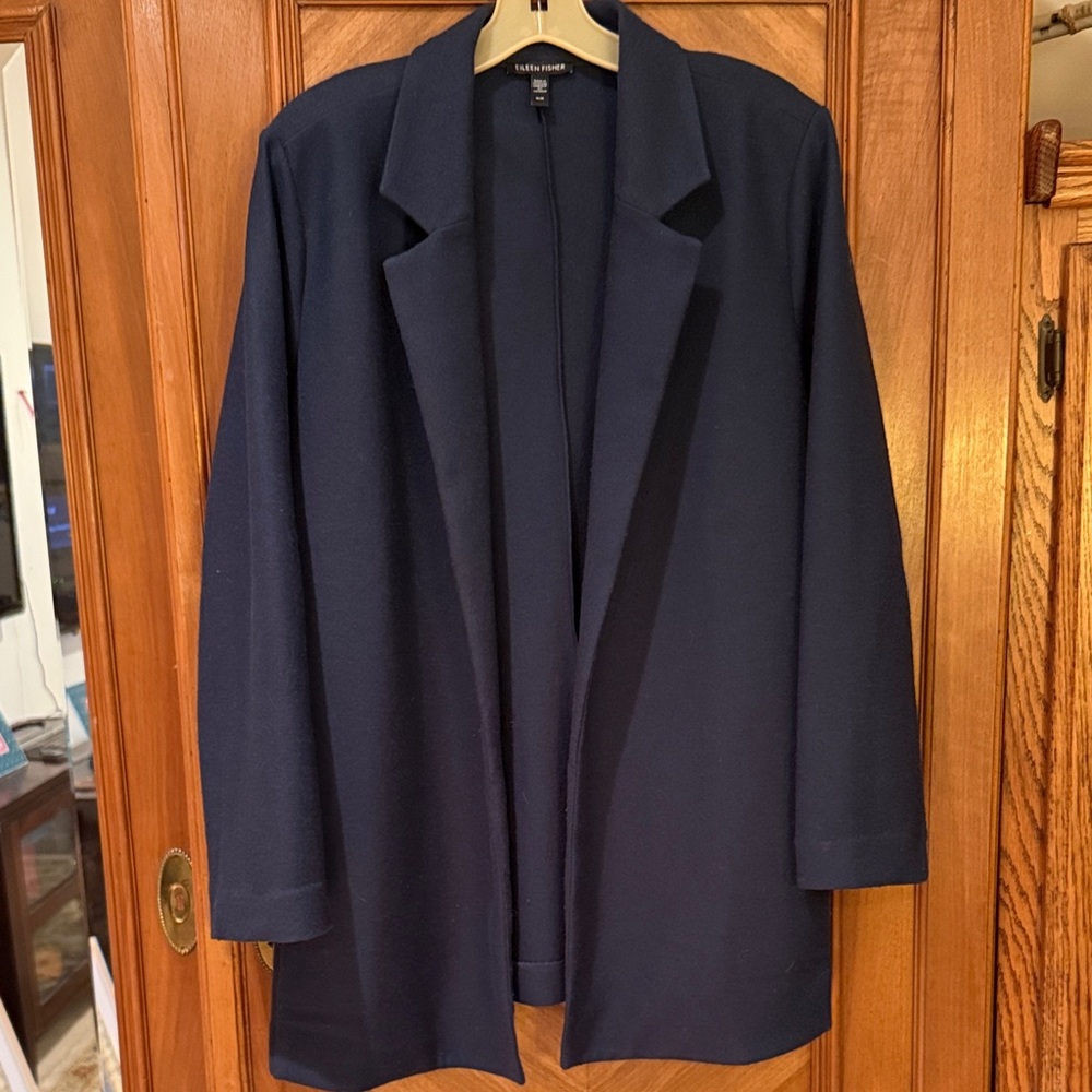Eileen Fisher Blue Women's Blazer